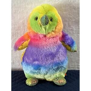Wild Republic Rainbowkins Penguin Plush Colorful Stuffed Animal Toy